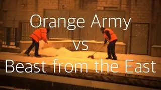 Iarnr&oacute;d &Eacute;ireann's Orange Army fight the Beast from the East storm