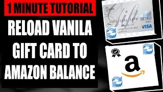 Как пополнить баланс подарочной карты Vanilla на баланс подарочной карты Amazon (краткое руководс...