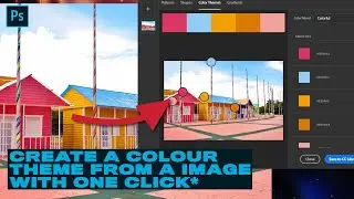 Quickest Photoshop Tutorial Ever - Create a colour theme from ANY image with one click