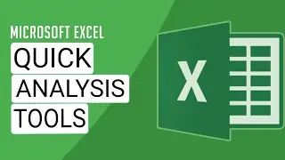 Quick Analysis Tools in Excel: Data Analysis and Formatting Made Easy!