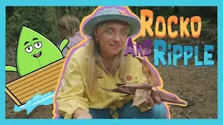 Rocko and Ripple&rsquo;s Aussie BUSH PLAYGROUND | MUD kitchen | Outdoor Education Video For Kids 🌞🍃😄🏔️