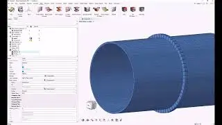 HyperWorks 2021: Работа с одномерными объектами, смещение луча