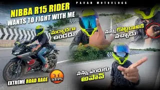 Nibba R15 Rider Almost hit and Run😡||Road Rage😤||Pavan Motovlogs||