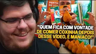 CASIMIRO REAGE: CORBUCCI QUEBRANDO O RECORDE DE COMER COXINHAS | Cortes do Casimito