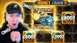PERSISTENT COLLECTOR PAYER Got Me My BIGGEST WIN EVER On MONEY TRAIN 3!!