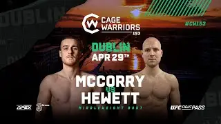 Paddy McCorry vs. Angus Hewett | FULL FIGHT | CW 153