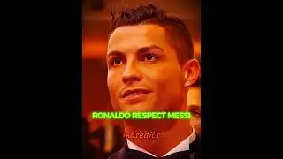 Ronaldo Respect Messi at Ballon d'Or😮
