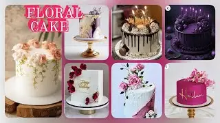 TrEnDiNg Floral cake designs/🎂/Floral cake/cake/flower cake design @SparklyTrEnD369 