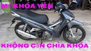 mở cốp xe future 125 không cần chìa khóa / motorcycle