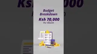 Budget Breakdown of Net Income Kes 70,000