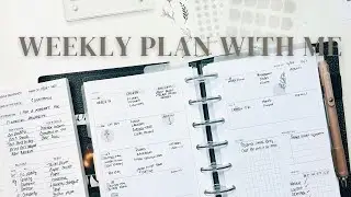 WEEKLY PLAN WITH ME | MINIMAL PLANNING | MINI HP | NEW HORIZONTAL WEEKLY | NORASCOVE