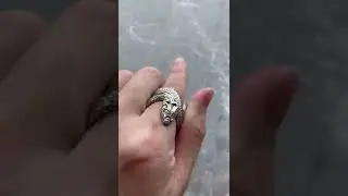 Vrafi Handmade Silver Snake Ring