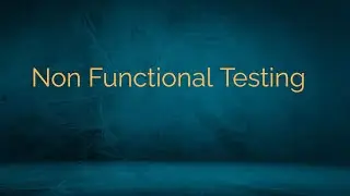 Non Functional Testing in Software Testing
