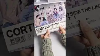 CORTIS Color Outside The Lines (Scene 1 Ver.) Album Unboxing + WEVERSE Lucky Draw POB