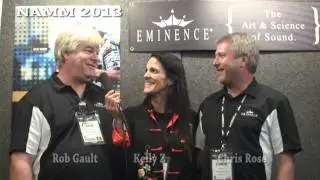 Eminence Chairman & President Chat With Kelly Z @ NAMM 2013
