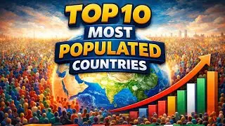 Top 10 Most Populous Countries (1950&ndash;2025) | Population Growth 