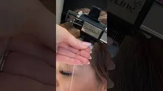 Combline hair extensions to fill the hairline #combline #hairextensions #extensions #invisible #hair
