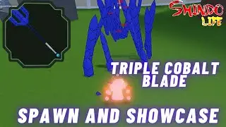Triple Cobalt Blade Spawn and Location | Complete Showcase | Shindo Life