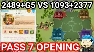 [萬國覺醒] 2489+G5 VS 1093+2377 關卡7開放 Pass 7 Opening Day 3
