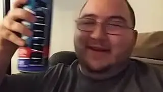 Me drinking