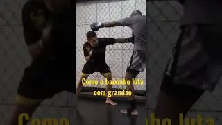 Como o baixinho luta com o grand&atilde;o&hellip; #kickboxing #mma #muaythai #selfdefense #karate #martialarts