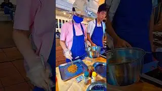Street Food Magic! Spicy Buldak Ramen Wrapped in Rice Paper 🤯 | Malaysia Night Market 🇲🇾