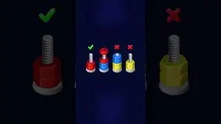 Nut Sort 3D: Color Match Tutorial (Lvl 1-3)