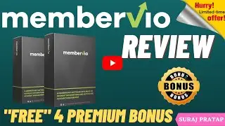 Membervio Review || Get 4 Premium Bonuses FREE || Watch Member Area || BUY NOW