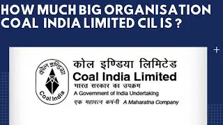 How much Big Organisation Coal India Limited (CIL) is ?