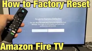Amazon Fire TV: как сбросить настройки до заводских