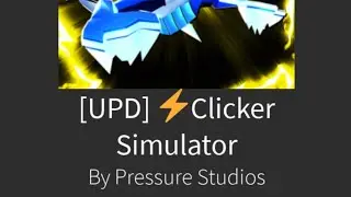 playing clicker simulator(if u want free sp pet just subscribe and it is yours)