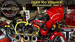 Переоборудование Triumph Tiger на систему электронного впрыска топлива (EFI) - Часть 5 (Дроссельн...