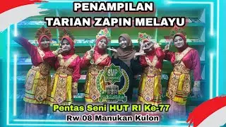 PENAMPILAN TARI ZAPIN MELAYU - Pentas Seni HUT RI Ke-77 - Dari SMP Terpadu Daarul Muttaqien