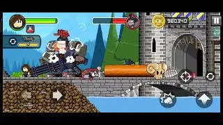 Dan the Man (Android) Все Боссы (Без Урона) Часть 1