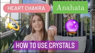 Heart Chakra Crystal. Rose Quartz. How to use healing crystals. Simple way to use crystals