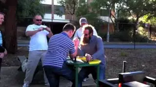 Richard Alpin vs Sam  Saffuri (right hand)