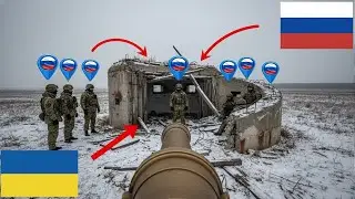 FPV-засада с дрона на российских солдат внутри дома, открытого для показа. Военное прикрытие.