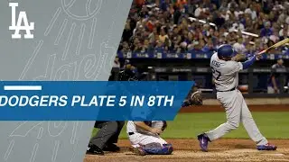 Kemp's pinch-hit slam highlights Dodgers' 5-run 8th