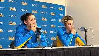 Lauren Betts & Kiki Rice address the media after dominating USC