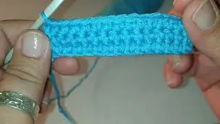 Punto bajo o punto enano a crochet