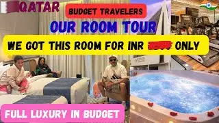 🇶🇦OUR BUDGET LUXURY ROOM TOUR👌❤️#qatar #doha #theindianfamiily #familyvlog #familytravel #youtuber 