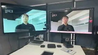 20X AI Auto-tracking PTZ Camera with 3 Features: Auto-framing, speaker-tracking and gesture control.