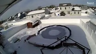 5 FEET OF SNOW MELT TIMELAPSE!