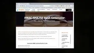 2024 08 23 10 00 15 Generate HMAC SHA256 Digital Signature