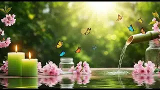Golden Light & Sakura Dreams &ndash; Ethereal Spa Music in a Blossoming Garden #relax #relaxing
