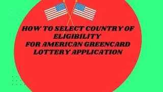 Is Coutry of Eligibility Only By Birth ? For American 🇺🇸 Greencard Lottery #usavisa #dvlottery