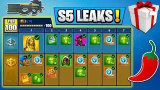 *ВСЕ* УТЕЧКИ 5-го сезона Fortnite! | Боевой пропуск, предметы, временные режимы! (Утечка 5-го сез...