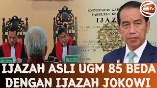 Ijazah Asli UGM 85 Ditampilkan di Persidangan, Perbedaan Kontras dengan Ijazah Jokowi