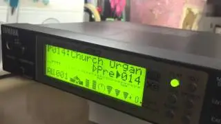 YAMAHA MU80 Church Organ Demo