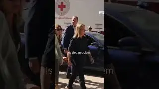 Meloni answers question from Sky News